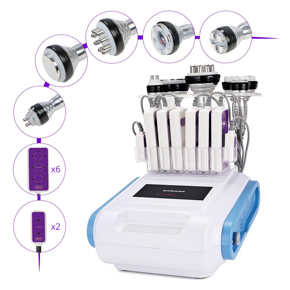 Shape Tactics 6-in-1 Unoisetion Cavitation RF & 160mW LED Laser Body Contouring System