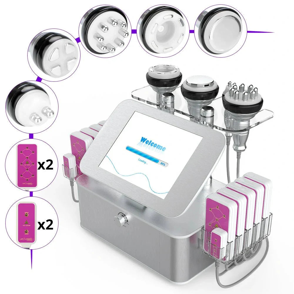 Shape Tactics 7-in-1 40K Cavitation Multi-Polar RF & 160mW LED Laser Lipo System