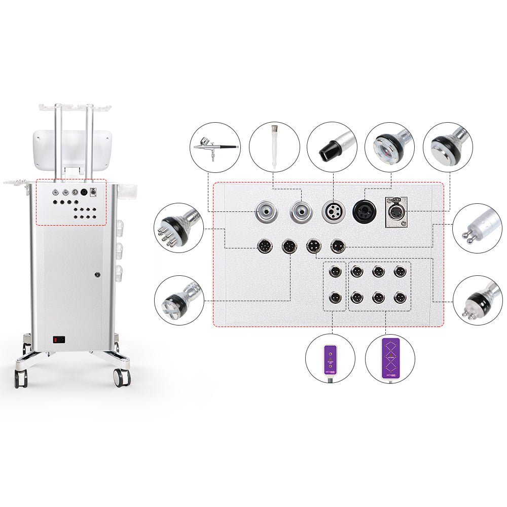 Shape Tactics 8-in-1 Cavitation RF Dermabrasion & LED Laser Lipo Skin Renewal System