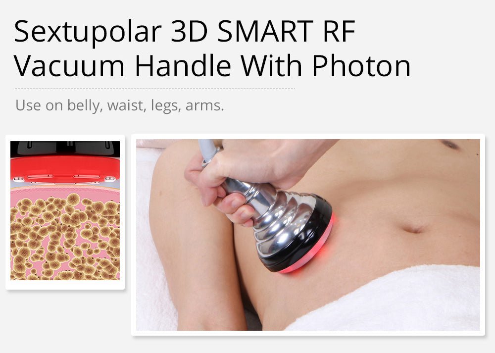 Shape Tactics 8-in-1 Unoisetion Cavitation RF Bio Microcurrent & Hot/Cold Therapy System
