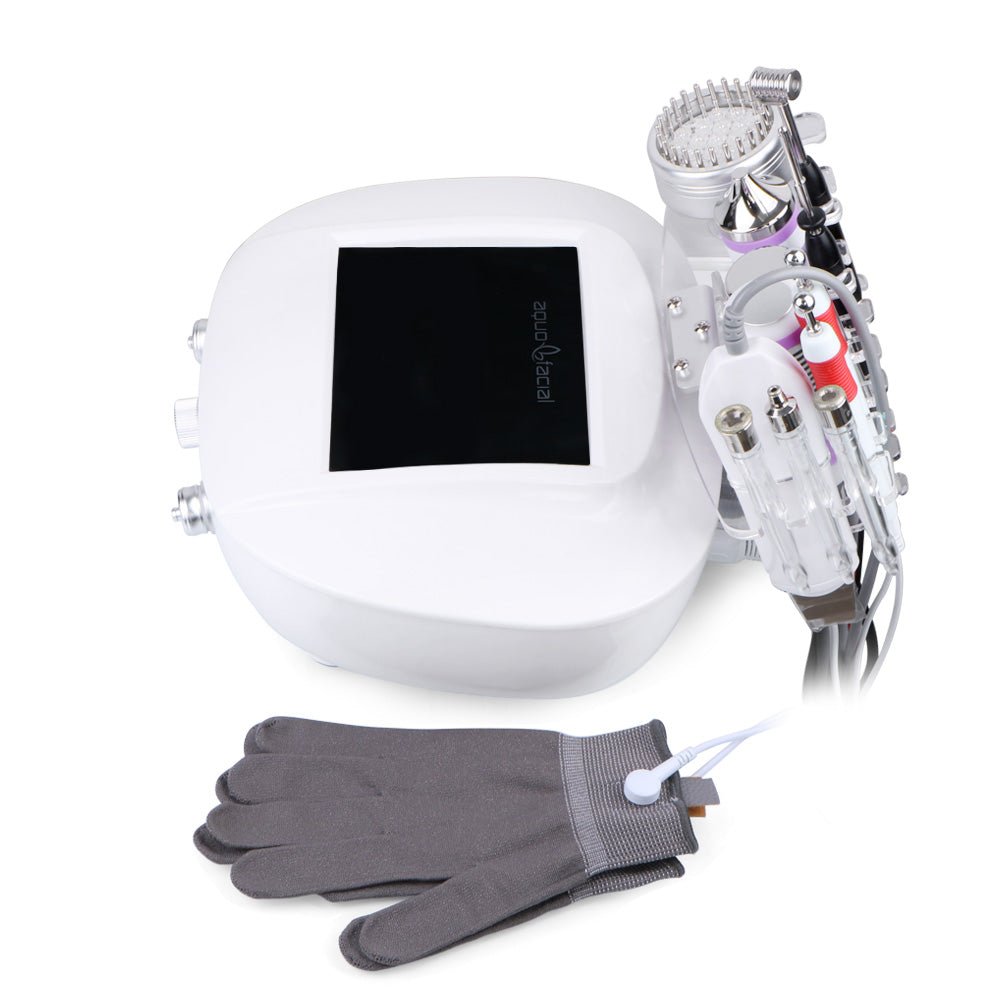 Shape Tactics 9-in-1 Facial System with 3MHz Ultrasound, Diamond Dermabrasion & LED Photon