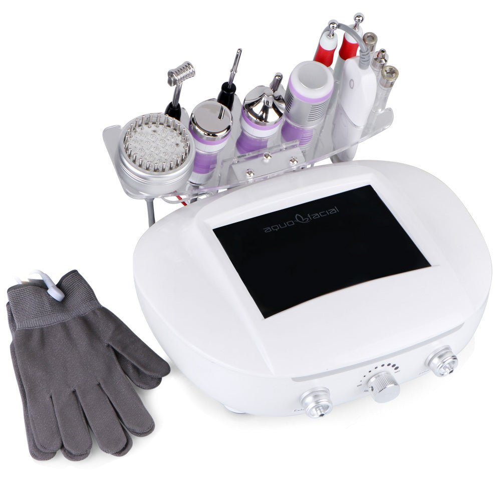 Shape Tactics 9-in-1 Facial System with 3MHz Ultrasound, Diamond Dermabrasion & LED Photon