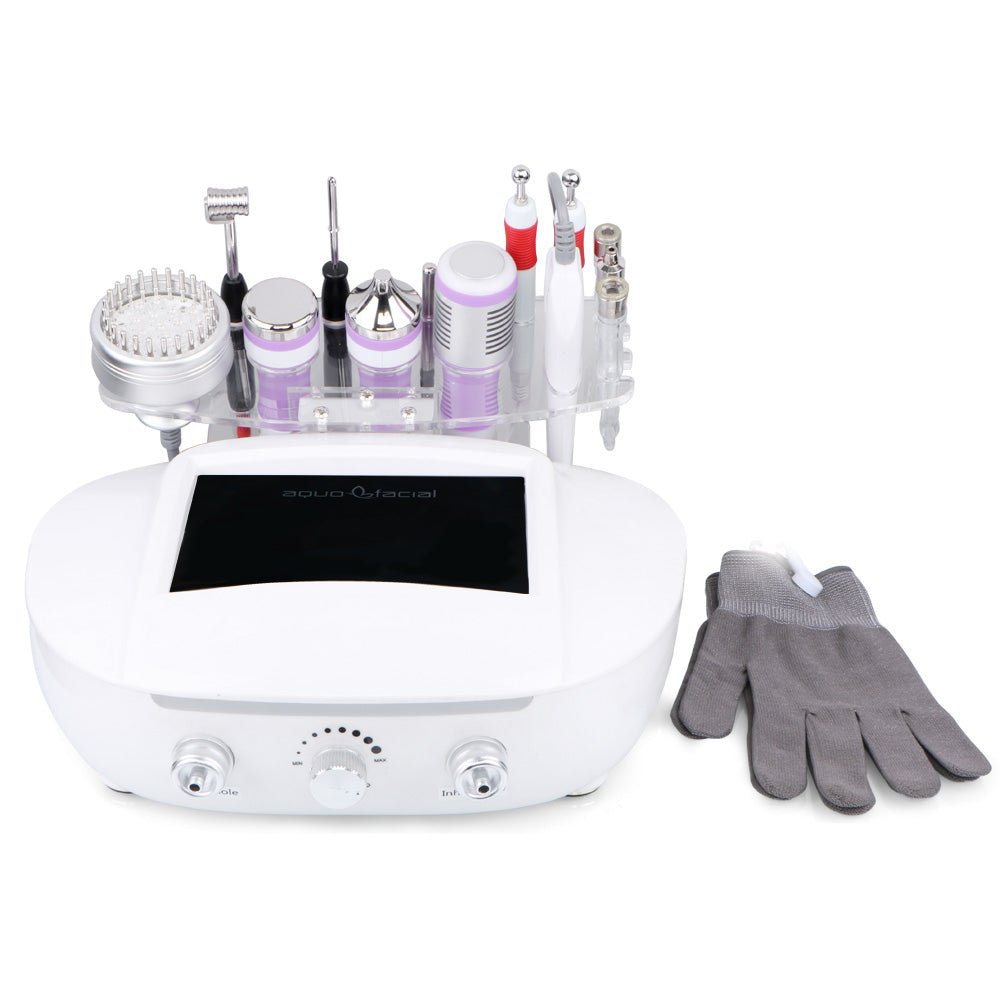 Shape Tactics 9-in-1 Facial System with 3MHz Ultrasound, Diamond Dermabrasion & LED Photon