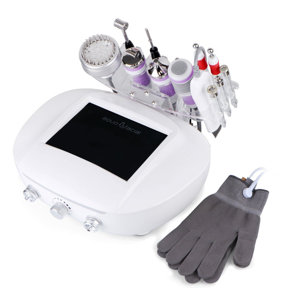 Shape Tactics 9-in-1 Facial System with 3MHz Ultrasound, Diamond Dermabrasion & LED Photon
