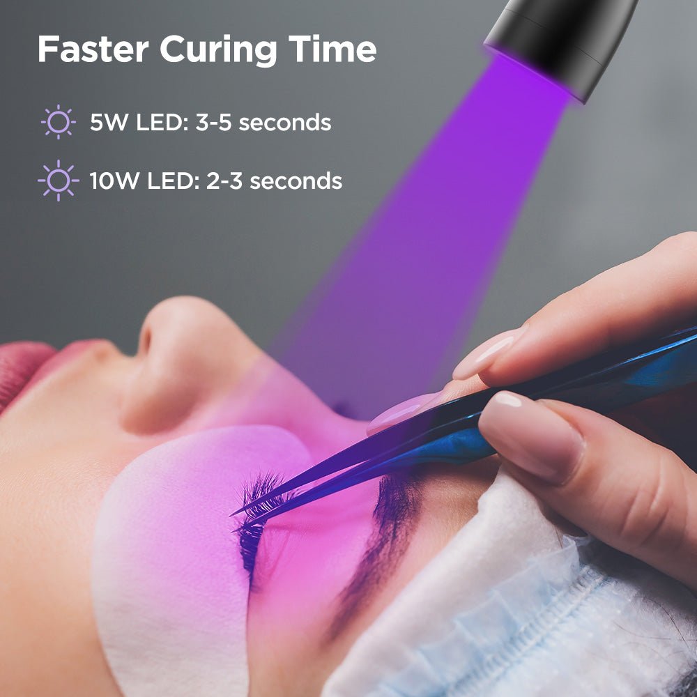 Shape Tactics 5W UV LED Gooseneck Lamp for Nail Art, Gel Curing & Lash Application