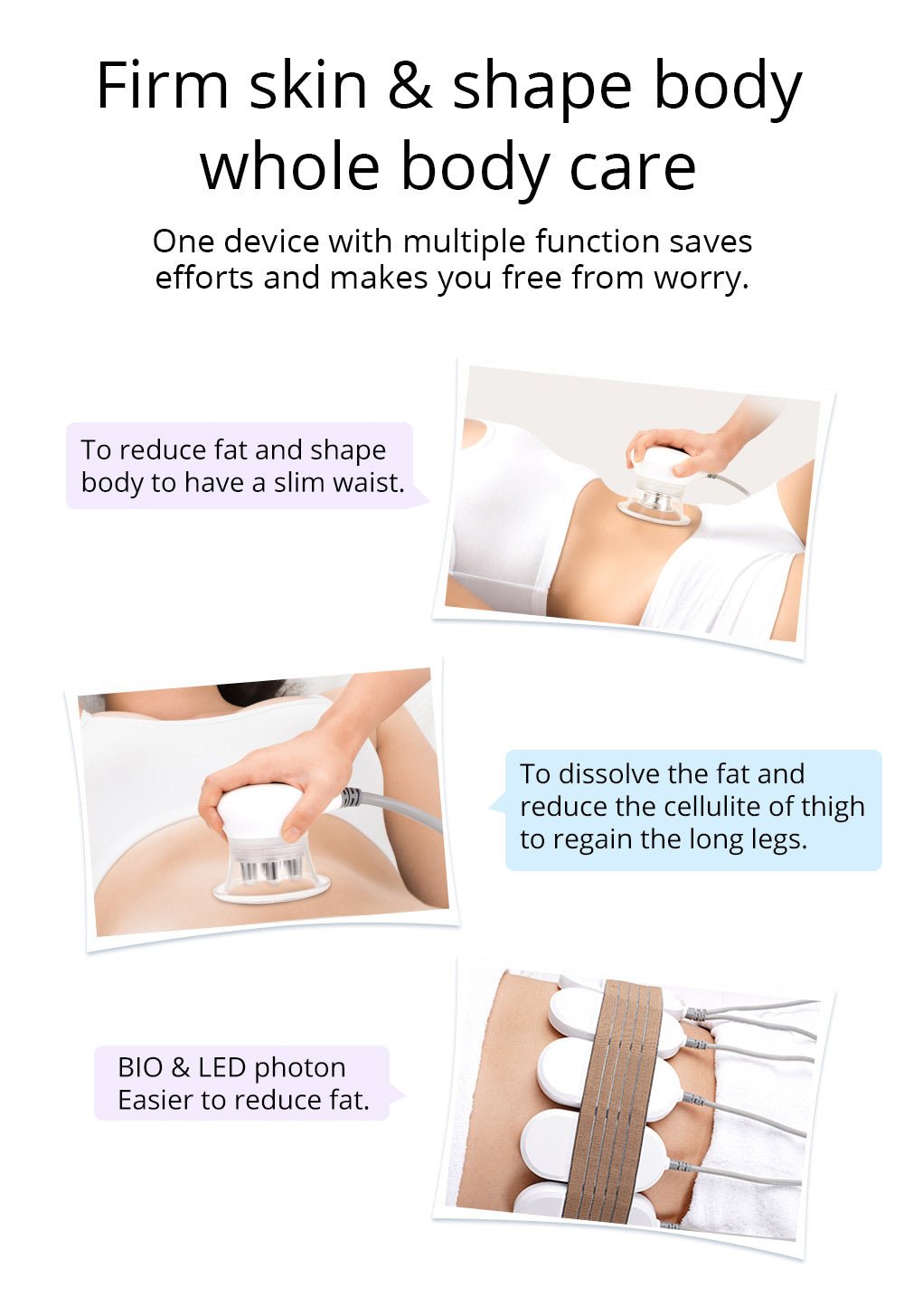 Shape Tactics Cavstorm 40K Cavitation 3.0 Storm Vacuum RF & Bio Microcurrent System
