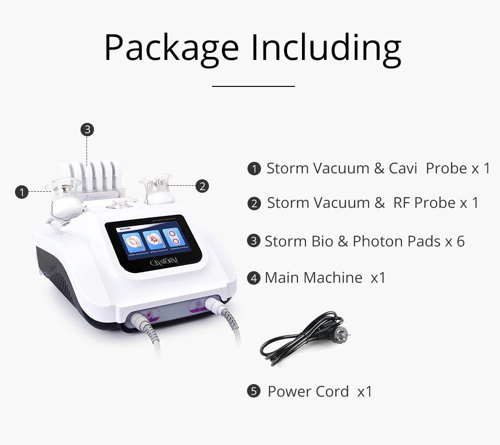 Shape Tactics Cavstorm 40K Cavitation 3.0 Storm Vacuum RF & Bio Microcurrent System