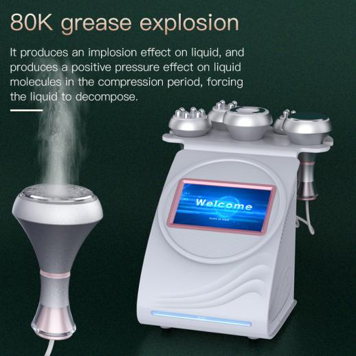 Shape Tactics ContourPro 5-in-1 80K Cavitation Multi-Polar RF & Vacuum Body Contouring System