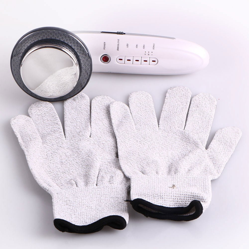 Shape Tactics Handheld Ultrasonic LED Microcurrent Skin Therapy Device