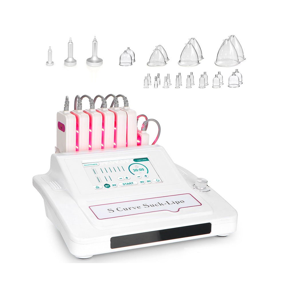 Shape Tactics 8-Pad LED Laser Lipo & Vacuum Suction Body Contouring System