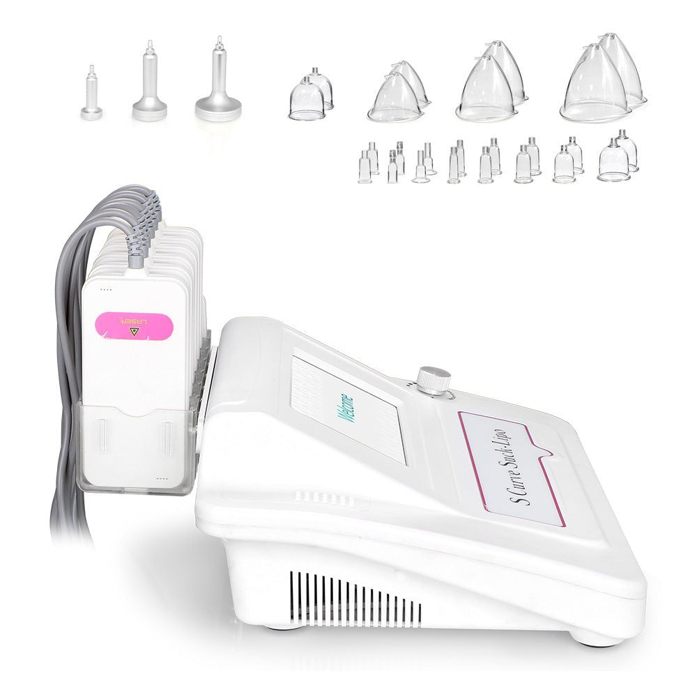 Shape Tactics 8-Pad LED Laser Lipo & Vacuum Suction Body Contouring System