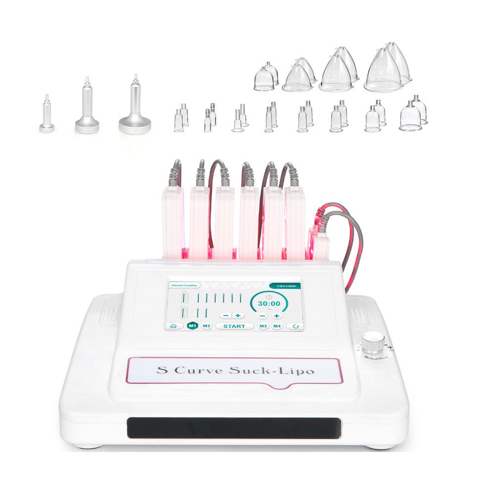 Shape Tactics 8-Pad LED Laser Lipo & Vacuum Suction Body Contouring System