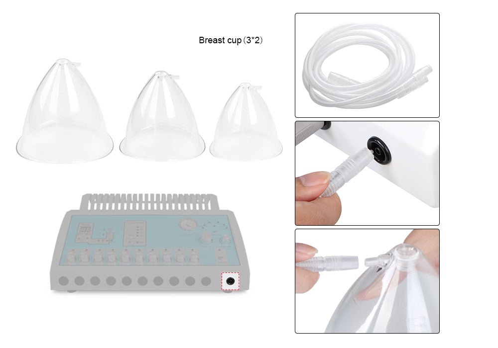 Shape Tactics Microcurrent BIO 2-in-1 EMS Muscle Toning & Vacuum Massage System