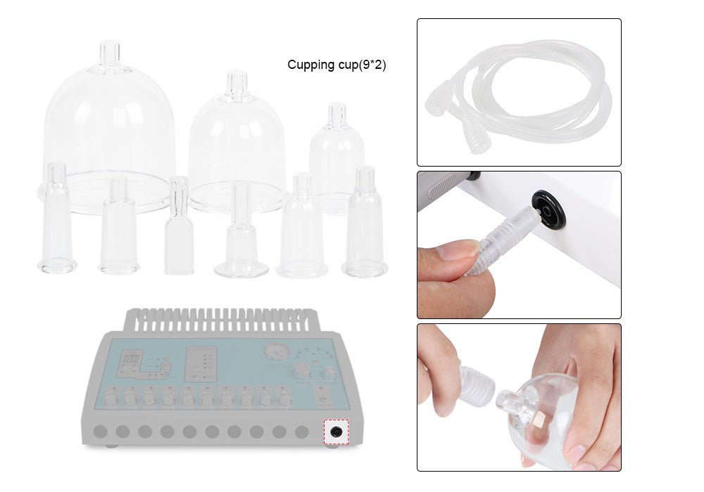 Shape Tactics Microcurrent BIO 2-in-1 EMS Muscle Toning & Vacuum Massage System