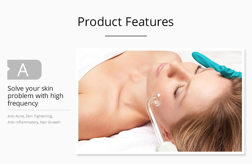 Shape Tactics Portable High-Frequency Facial & Scalp Therapy Wand — Neon & Argon