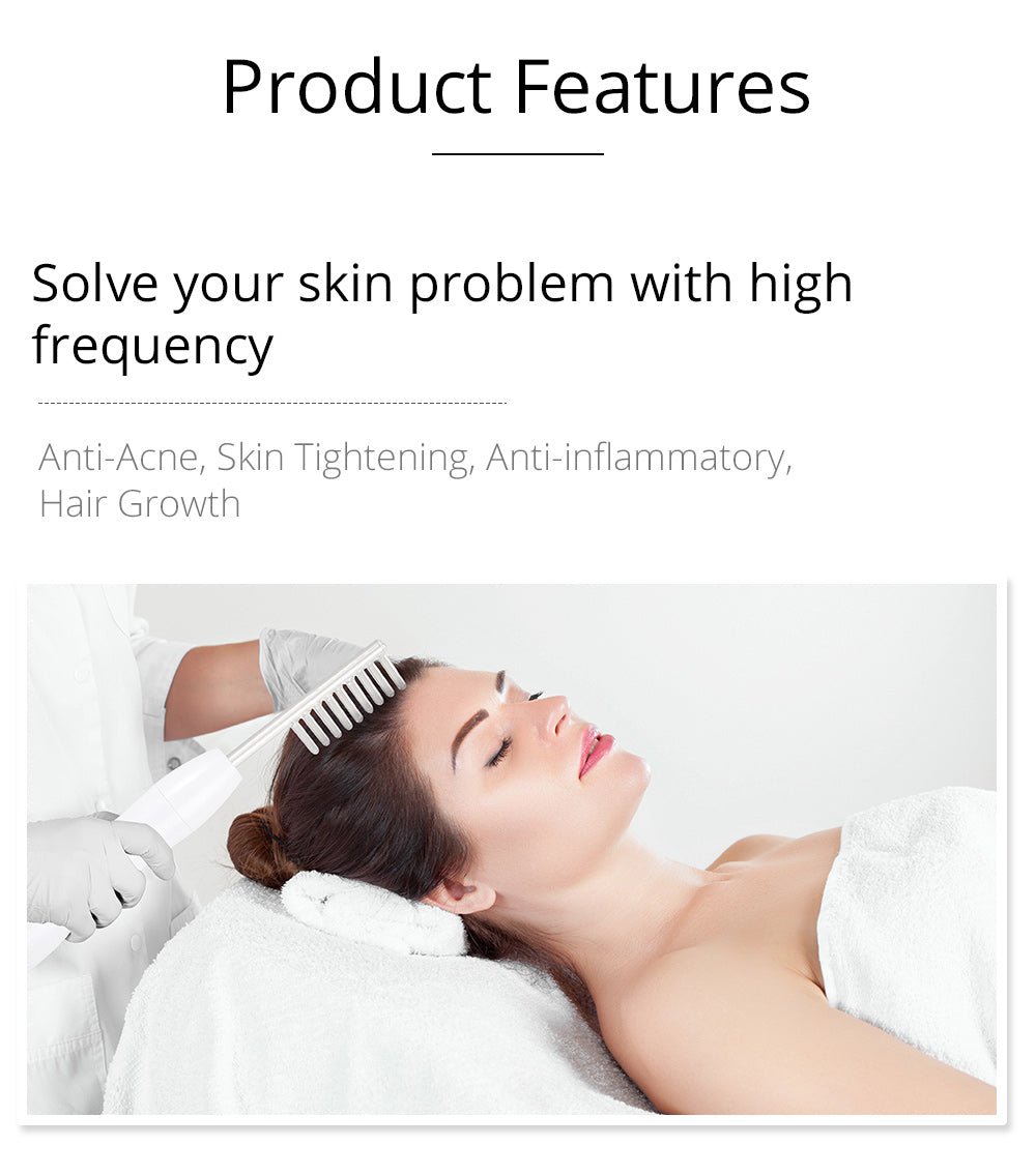 Shape Tactics 7-Electrode High-Frequency Facial & Scalp Therapy System