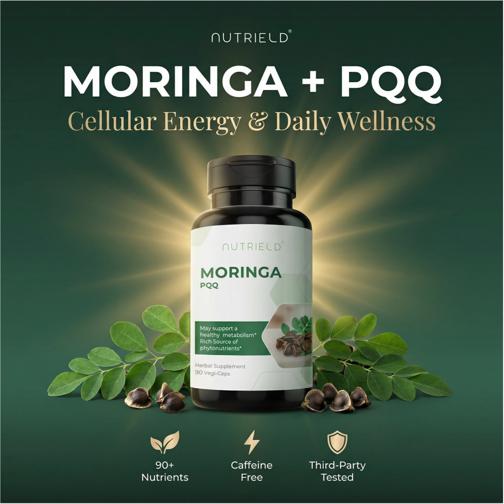nuTRIELD Moringa + PQQ — Cellular Energy & Longevity Supplement