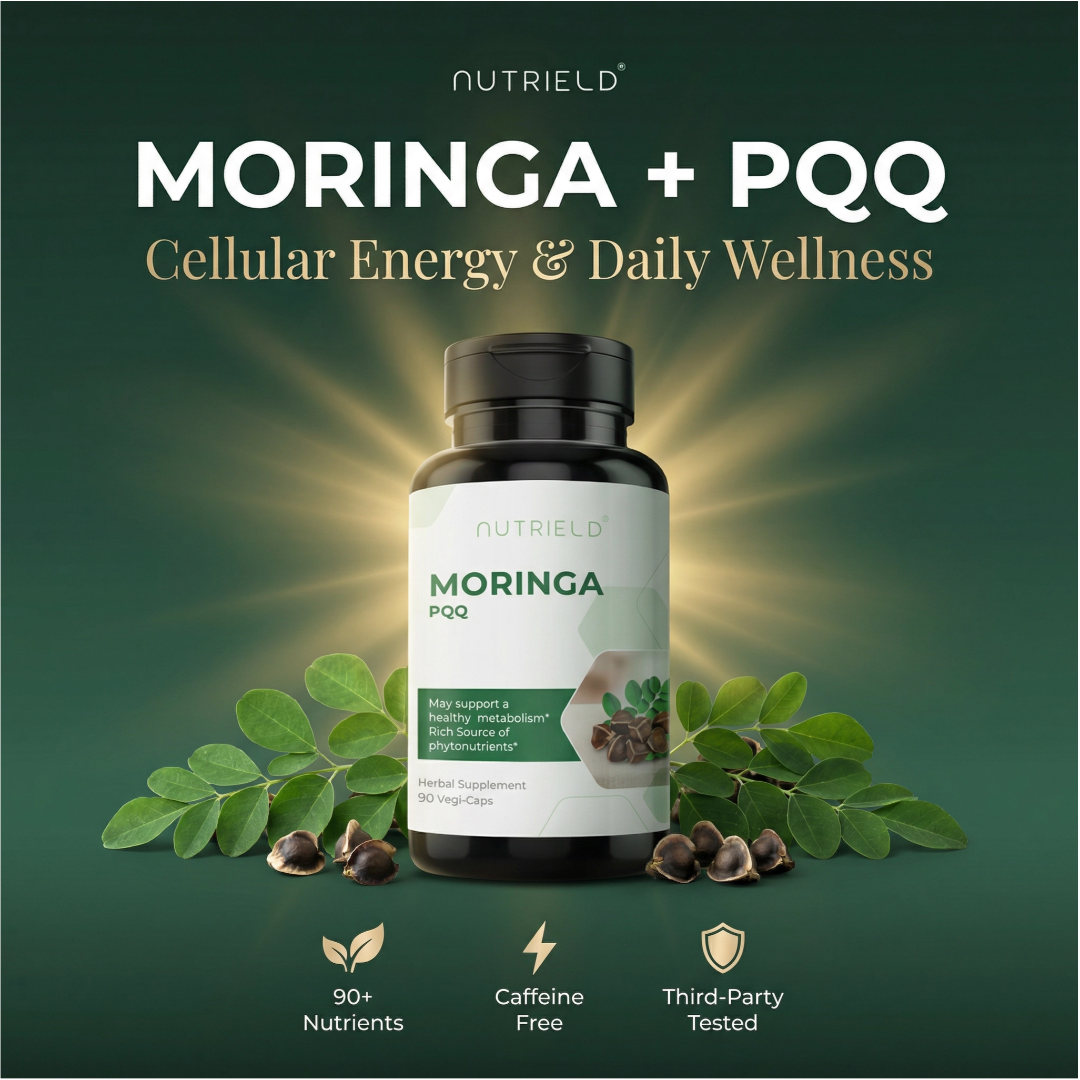 nuTRIELD Moringa + PQQ — Cellular Energy & Longevity Supplement