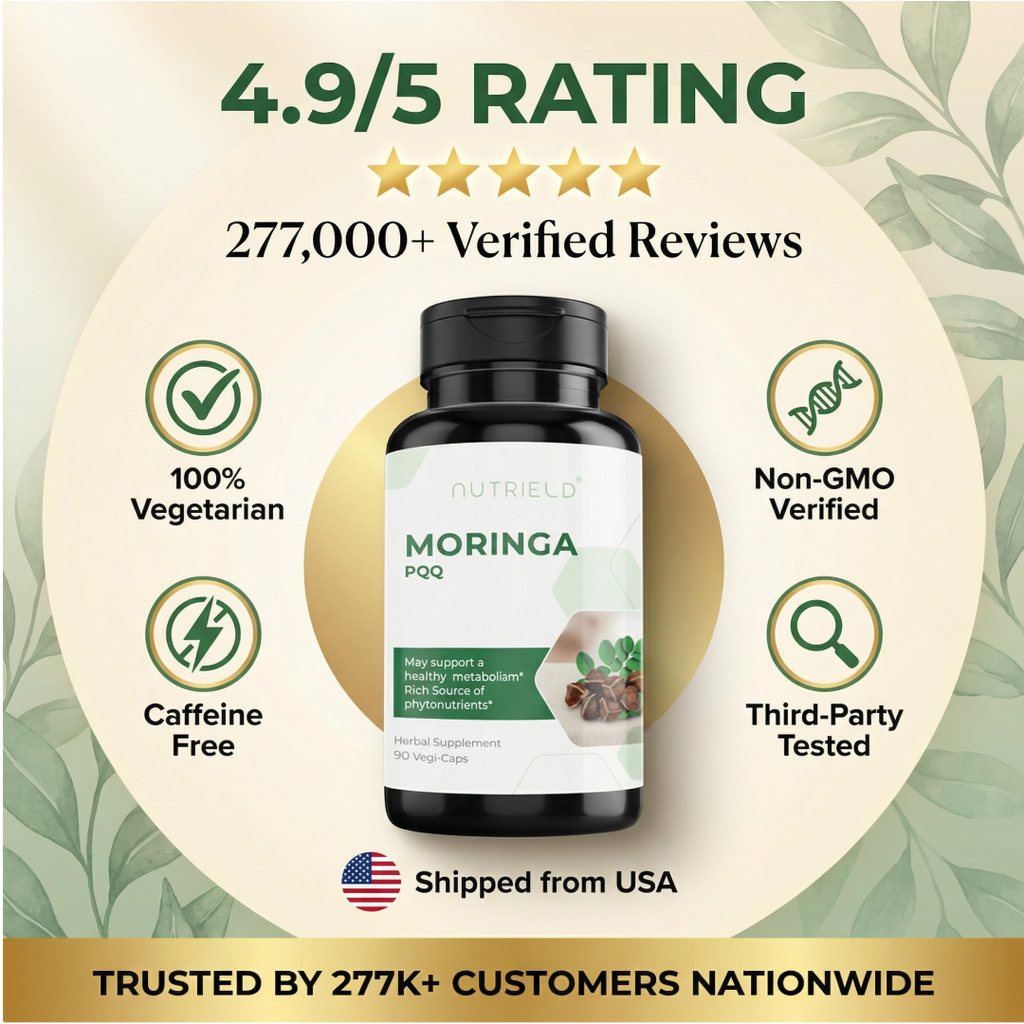 nuTRIELD Moringa + PQQ — Cellular Energy & Longevity Supplement